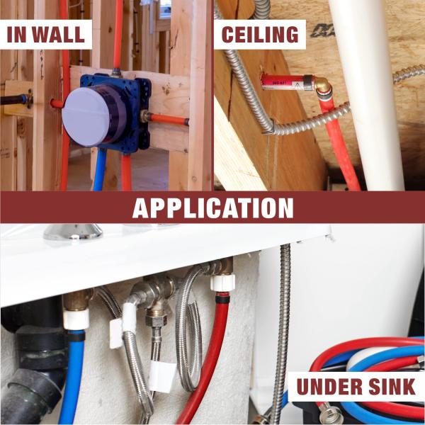 Skidproof Copper PEX Crimp Rings F1807 Standard 1/2 Inch For Outdoor Plumbing