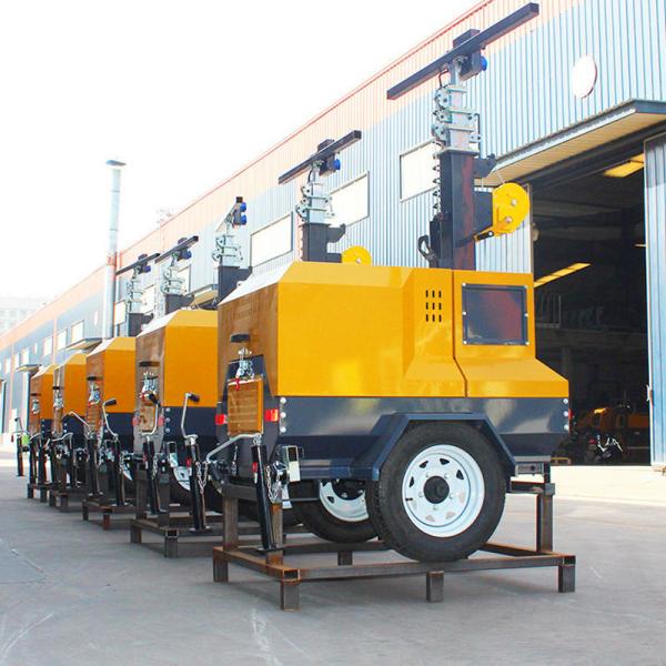 Mining Mobile Light Tower Remote Locations Diesel Generator Light Tower Industrial Light Tower for Sale