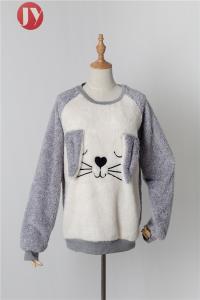 China Long Sleeved Ladies Soft Bathrobe For Women Pyjamas Sherpa Cartoon Aminal Homewear on sale