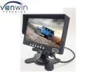 7 Inch Vehicle On Dash Backup Monitor Digital TFT LCD 2 Video Input For Mdvr