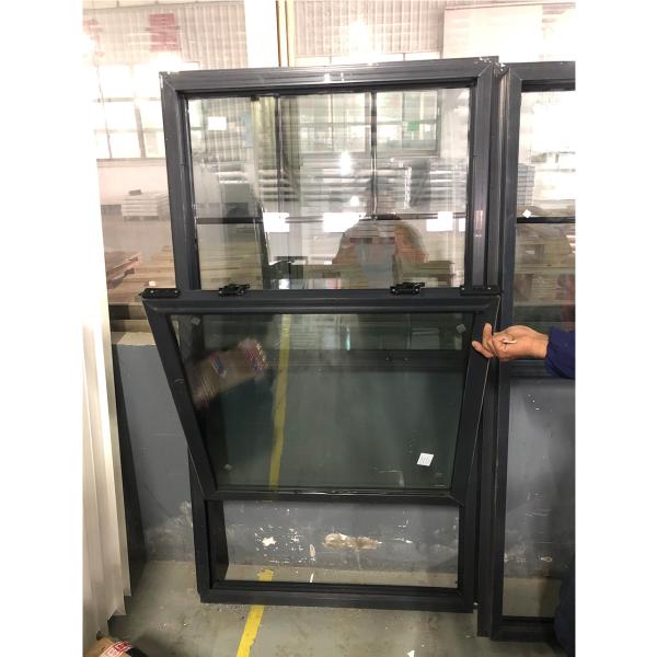 UPVC Single Vertical Sliding Window With Good Market Reputation White Or