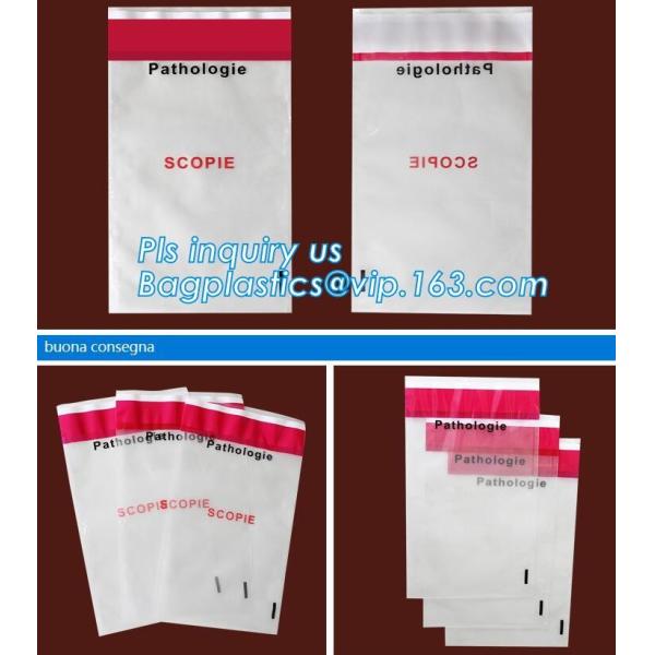 money locking security bag courier plastic bag, plastic self adhesive evidence bag/security bag, Temper-Evident Bags, De