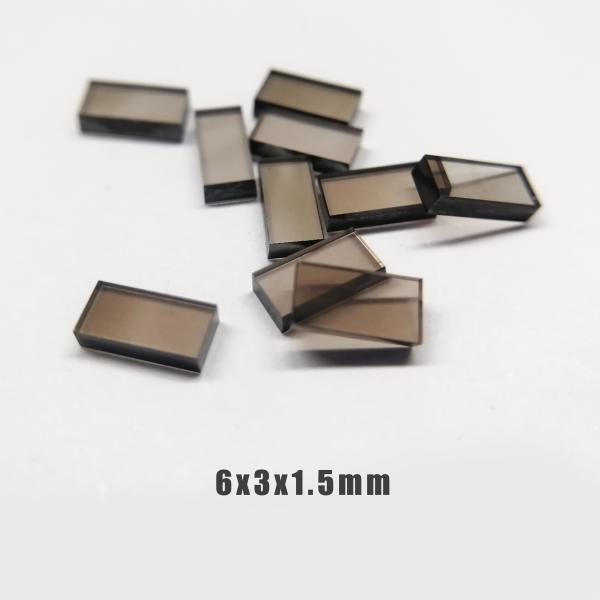 Mono Crystal CVD Lab Created Diamonds 6x3x1.5mm Mechanical Grade For Cutting Tools