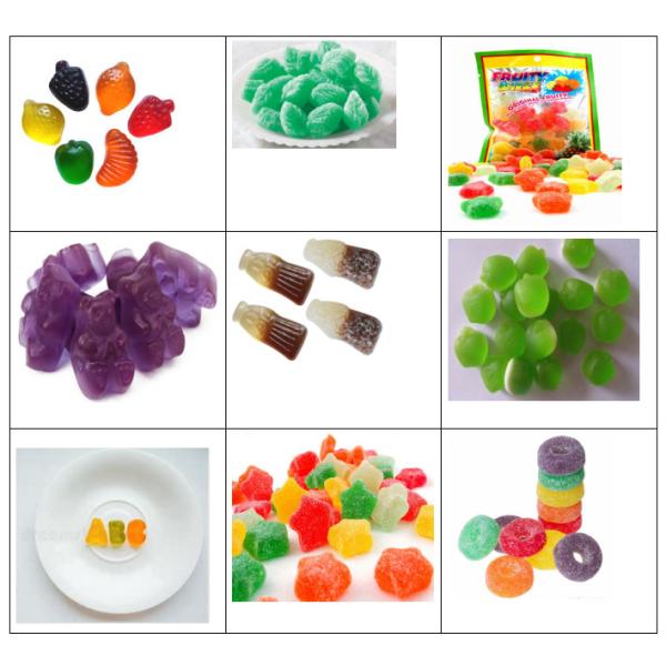 Peppermint leaf shaped Gummies production line CE Approval Candy Equipment Gummy manufacturing equipment 600kg/h
