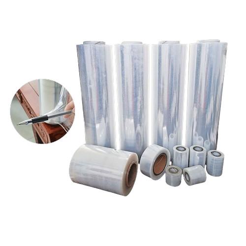 Quality 50mm Soft LDPE Stretch Film Roll Transparent LDPE Sheet For Machine Wrap for sale