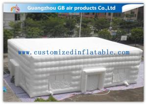 Anti - UV Large Inflatable Cube Marquee White Advertising Inflatable Tent