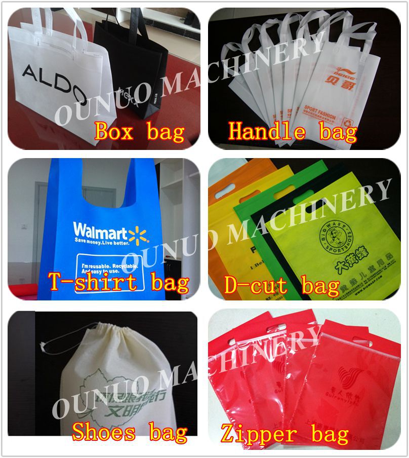 Multifunctional automatic non woven bag making machine for shopping bag