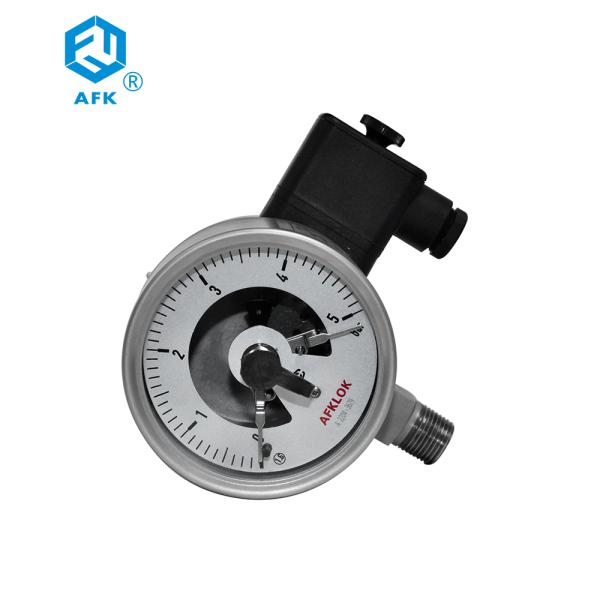 AFK 5bar Electric Contact Pressure Gauge Stainless Steel 304 100mm Male Connection