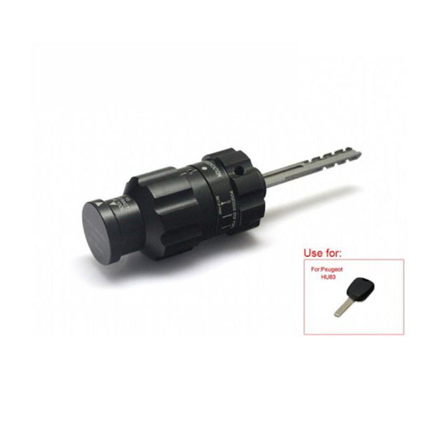 HU83 Model Turbo Decoder for Peugeot Cars - Metal Material Non-Destructive Entry Locksmith Tool