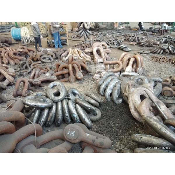 Buoy Shackle With IACS Cert. Black Painted Anchor Chain Fittings