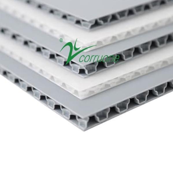 Quality Pe Film Wraping Packing Pp Honeycomb Panel 1500gsm Polypropylene Material for sale