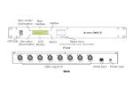 8 DMX512 Output Channels Artnet - to - DMX Converter Ethernet Control System