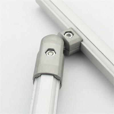 Quality JY-L5 Aluminium Box Section Connectors Free Outer Type Aluminum Pipe Connector for sale