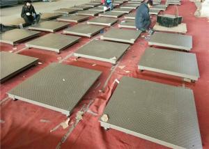 Fully Customizable 10000 Lb Floor Scale , Industrial Floor Weighing Scales Easy Installed