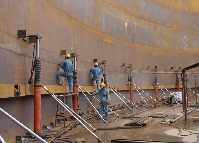 Advanced Hydraulic Tank Jacking Device Tank Lifting System for Tank Construction