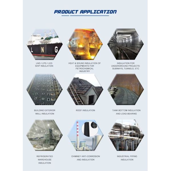 Foamed Cellular Foam Glass Board Insulation Environmentally Friendly Wall Insulation