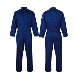 China Flame-Resistant Workwear Safety Overalls Mining Work Uniform Set Custom Jacket Fireproof Work Clothes on sale