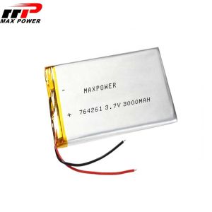 Buy cheap 1000 cycles 3.7V 3000mAh 764261 Lithium Polymer Battery IEC product