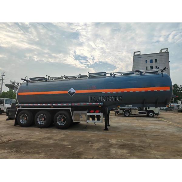 New 3 Axle 55000 Litres Corrosion Tank Semi-trailer / Fuel Tank Trailer Good Price