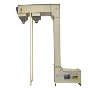 Carbon Steel Chain Type Hoist Z Shape Bucket Elevator / Assembly Line