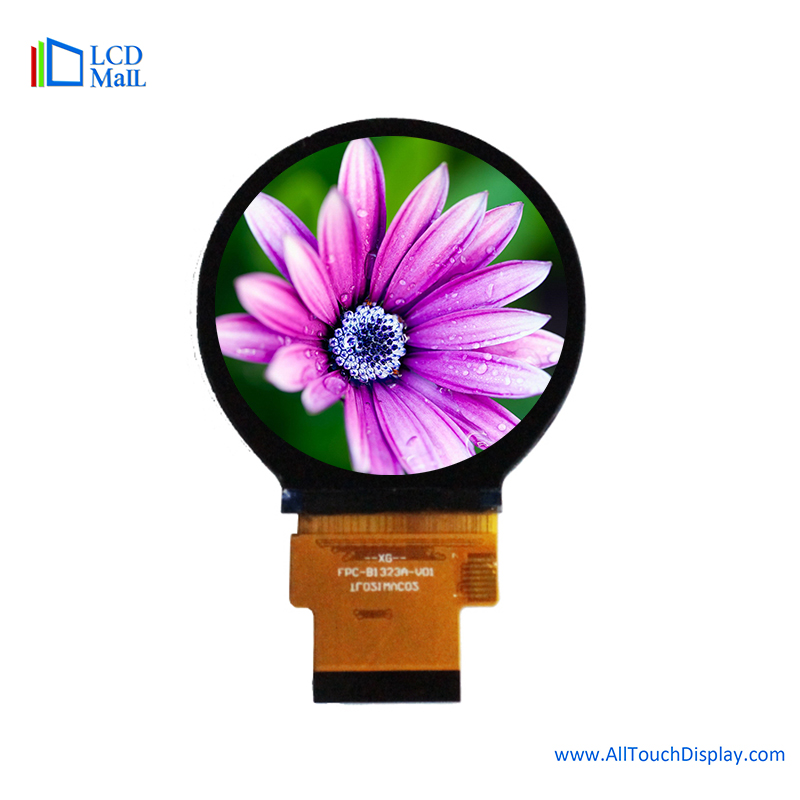 Circular TFT LCD HMI Display 2.1 Inch 480x480 Resolution MCU Interface