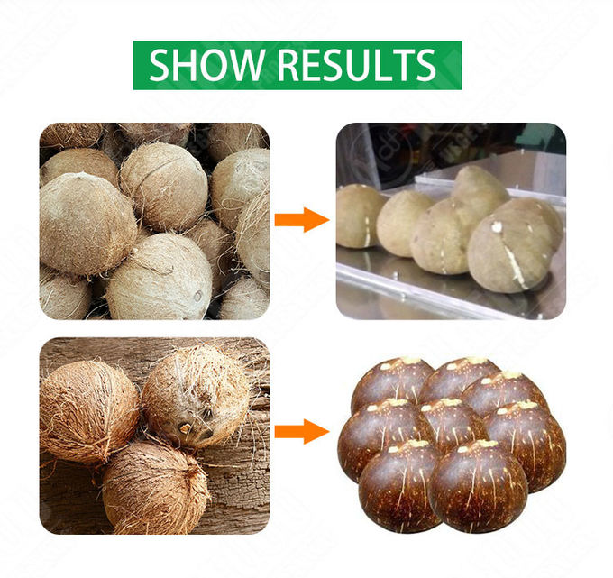 Coconut Husking SS304 Semi Automatic Food Processing Machines