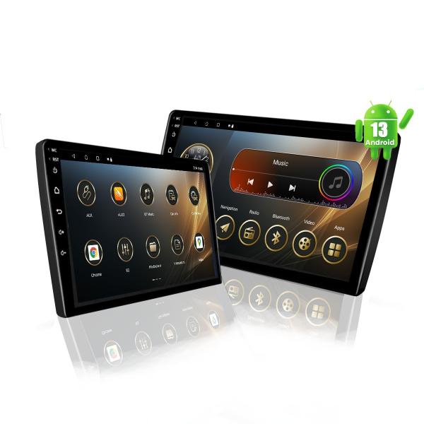Universal 10.1 Inch Android 12 Car Radio with IPS Touch Screen and AHD 1080P