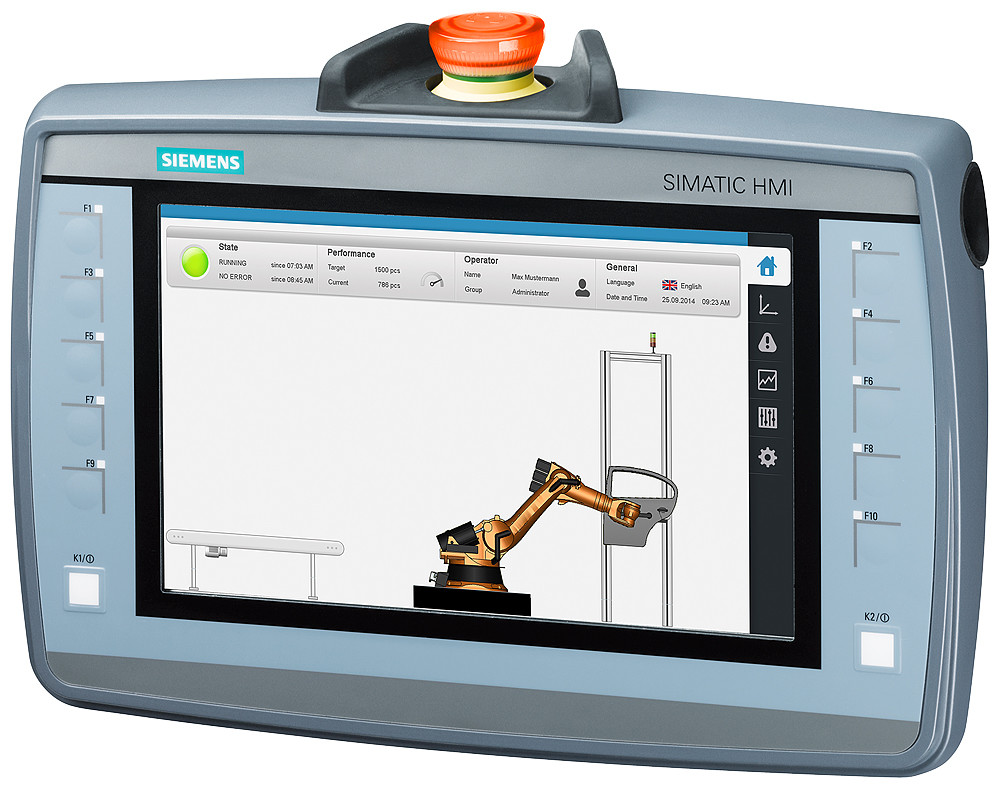 6AV2125-2JB23-0AX0 Siemens SIMATIC HMI KTP900F Mobile 9.0" TFT Display Original PLC