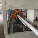 Single Screw Design ABA Multi-layer Polyethylene Pipe Manufacturing Line for