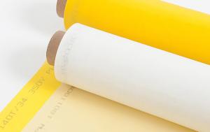 China Plain Weave Monofilament Polyester Mesh , Screen Printing Mesh Material 64T on sale