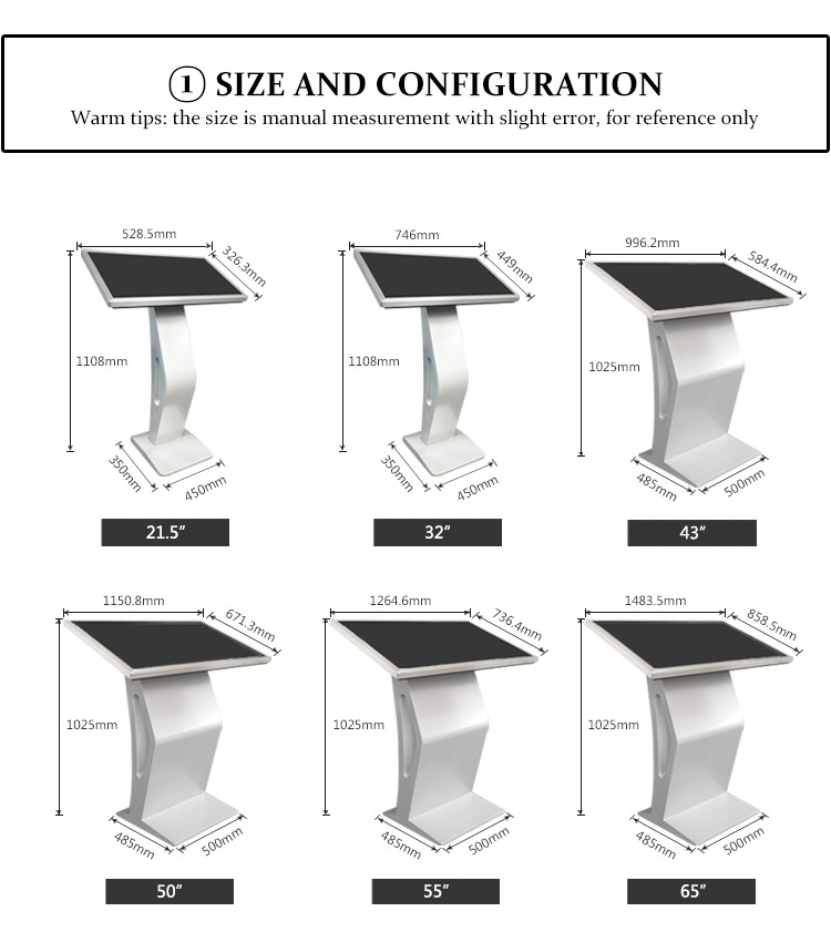 32 Inch Factory Direct Sales Interactive Touch Screen Kiosk Query All-In-One Machine