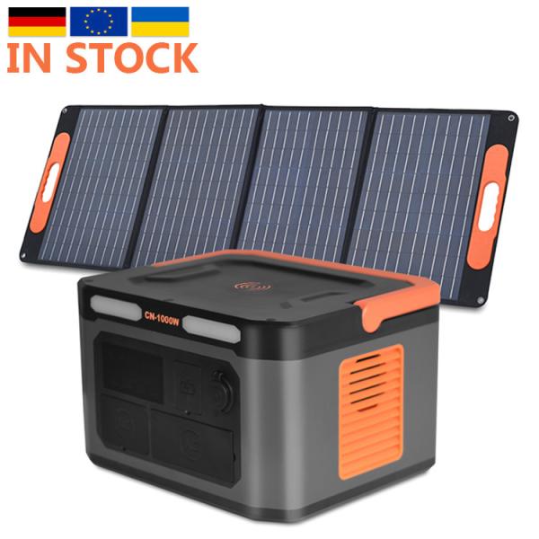 Quality Off Grid Solar Panel Powerstation Lifepo4 1000W Deep Cycle ODM for sale