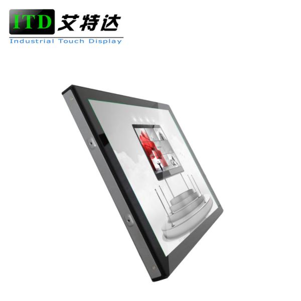 Quality Flush / Rear Mount Industrial Touch Screen Monitor HMI Interface 17" for sale