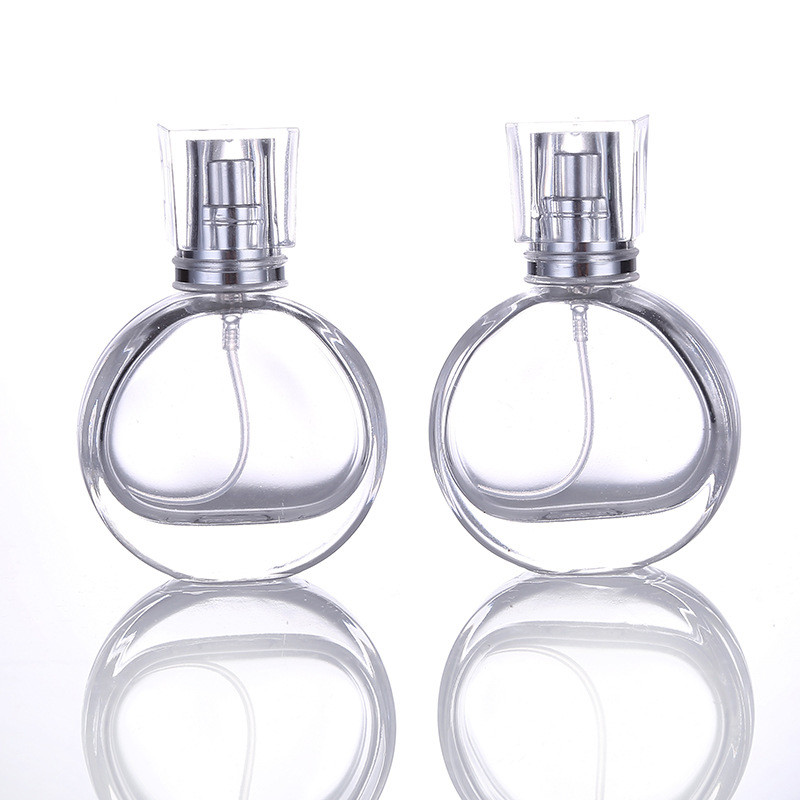 Buy cheap 25ml Empty Flint Glass Refillable Perfume Bottles With Spray Atomizer product