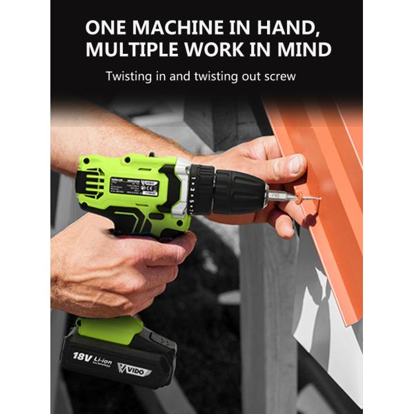 Gear Shifter 32Nm 18V Cordless Drill Power Tools,The 18V cordless drill with Japanese motor gives strong power source