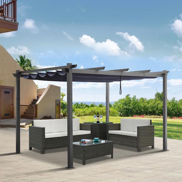 Quality 4x4 Uplion Tent Hardtop Waterproof Aluminium Bioclimatic 4x3 Retractable Gazebo Poland Bioclimatica Retractil Pergola Ki for sale