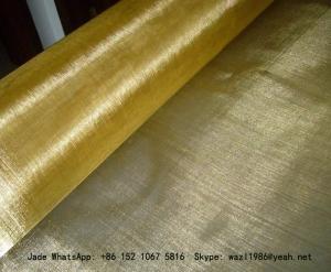 China Plain Weave Brass Filter Wire Mesh/Wire Cloth Used for Making Filters on sale