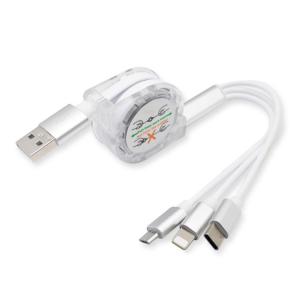 Universal Retractable Usb Charging Cable , Retractable Micro Usb Cable