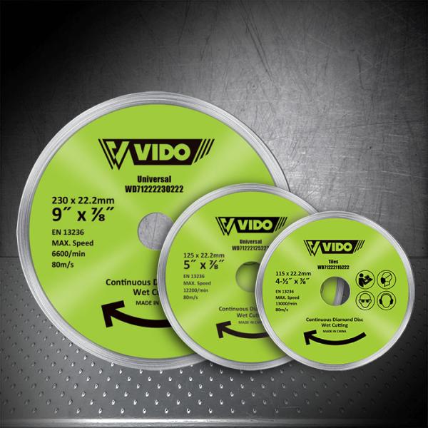 Quality 125x22.2mm Diamond Wet Cutting Disc，for tile cutting, and also concrete materials. for sale