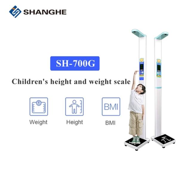 Quality Kids Scale 235CM Sitting Height Weighing Machine With Printer for sale