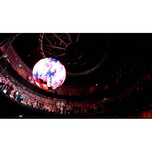 SMD P4 Indoor Full Color Sphere Led Ball Display Curved Led Panel