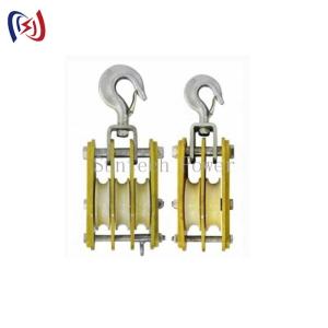 China Nylon Sheave Hoist Sheave Tackle Stringing Tools 5KN - 50KN Transmission Line Tool on sale