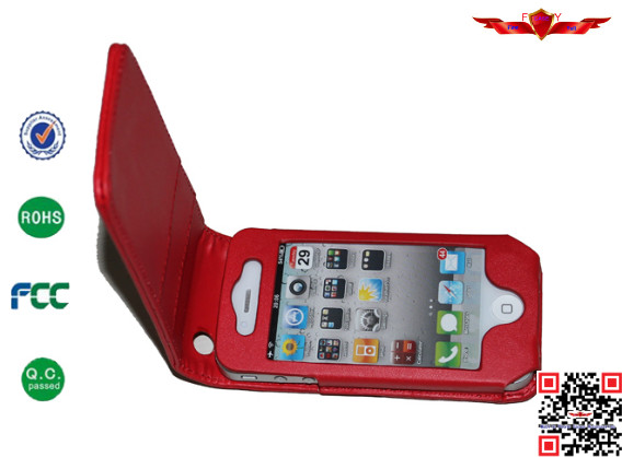 Hot Selling High Quality PU Flip Wallet Leather Cover Case For Ipod Touch 4/5 Multi Color