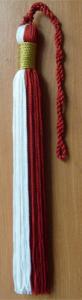 Wholesale Double Color Custom 8 Graduation Chainette Rayon Trimmings with 6 Loop