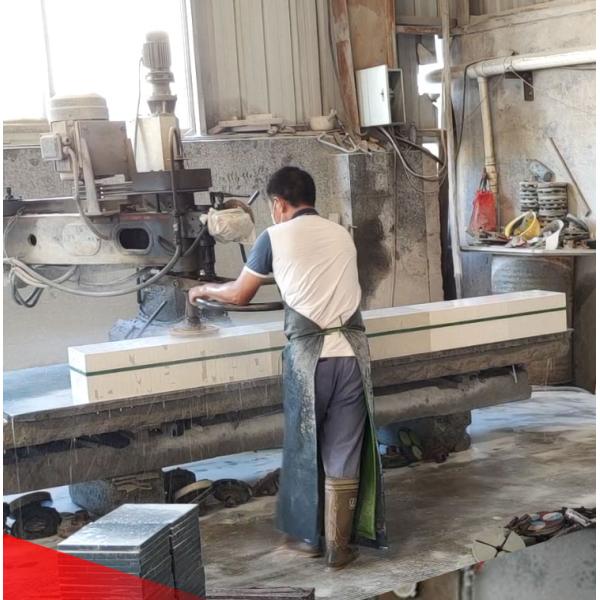 Stone Slab Polishing Machine 2600mm Radius Blue 1 Set for Voltage 380v Granite Grinding