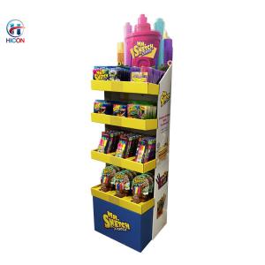 Buy cheap Retail Store Fixtures Free Standing Cardboard Floor Display Stand product