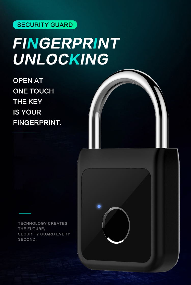 Tuya Smart Keyless Fingerprint Door Lock Phone Control Open Smart Mini