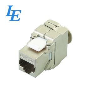 China Phosphor Bronze Toolless Keystone Jack , UL94-V0 Ethernet Keystone Jack on sale
