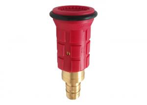 China Adjustable Fire Hose Reel Nozzle , Brass Jet Nozzle for Fire Fighting , Nylon House on sale