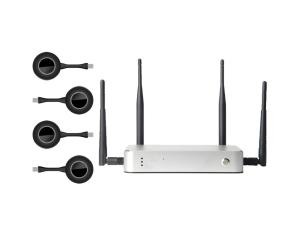 Buy cheap 300Mbps Meeting Room Wireless Presentation System 4 Transmitter With 1 Receiver Box product
